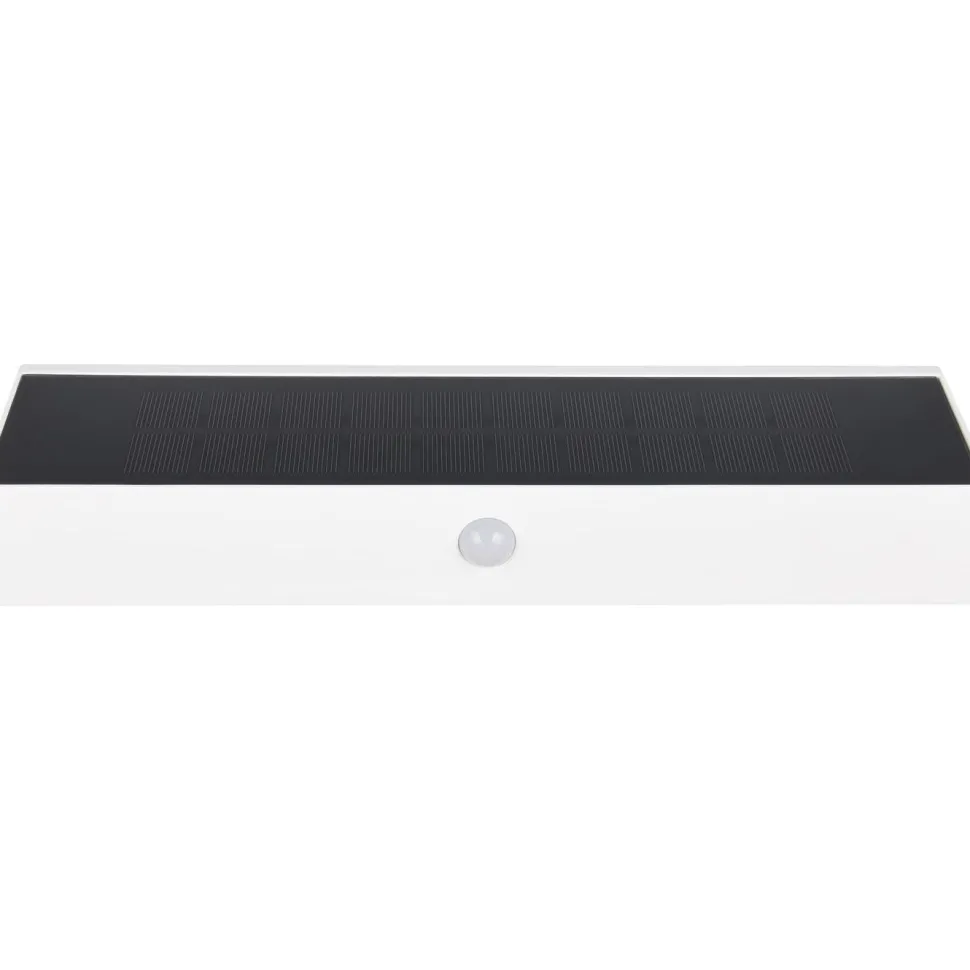 Aurinkokennoseinävalaisin Trio Silves Hybrid Solar LED ladattava liike- ja hämärätunnistin 4000K alas valkoinen