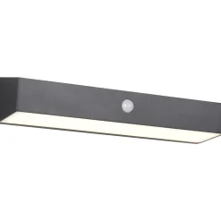 Aurinkokennoseinävalaisin Trio Silves Hybrid Solar LED ladattava liike- ja hämärätunnistin 4000K alas valkoinen