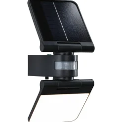 Aurinkokennoseinävalaisin Paulmann Lesla 150x130mm USB-ladattava hämäräohjattu liiketunnistin IR IP65 3000K 12.5W 1000lm antrasiitti