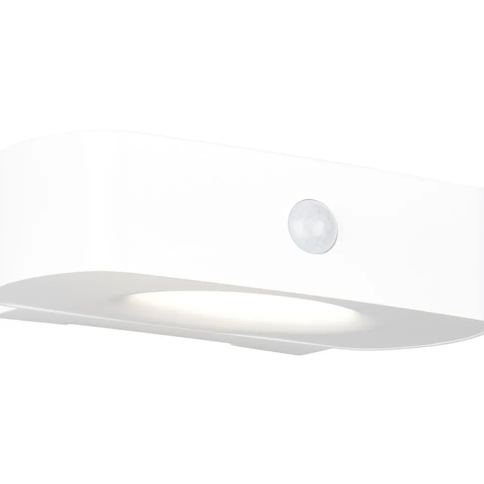 Aurinkokennoseinävalaisin Trio Bilbao Hybrid Solar LED ladattava liike- ja hämärätunnistin ylös/alas 4000K musta