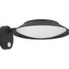 Aurinkokennoseinävalaisin Eglo Cerrisi, musta/valkoinen