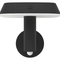 Aurinkokennoseinävalaisin Eglo Dreoli, musta/valkoinen