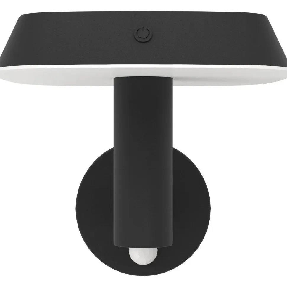Aurinkokennoseinävalaisin Eglo Dreoli, musta/valkoinen