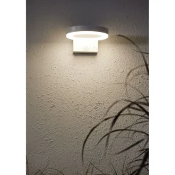 Aurinkokennoseinävalaisin Star Trading Vidi 70x160x190 mm valkoinen