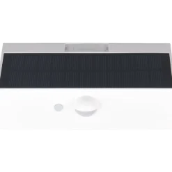 Aurinkokennoseinävalaisin Trio Elvas LED, liike- ja hämärätunnistin, mattamusta