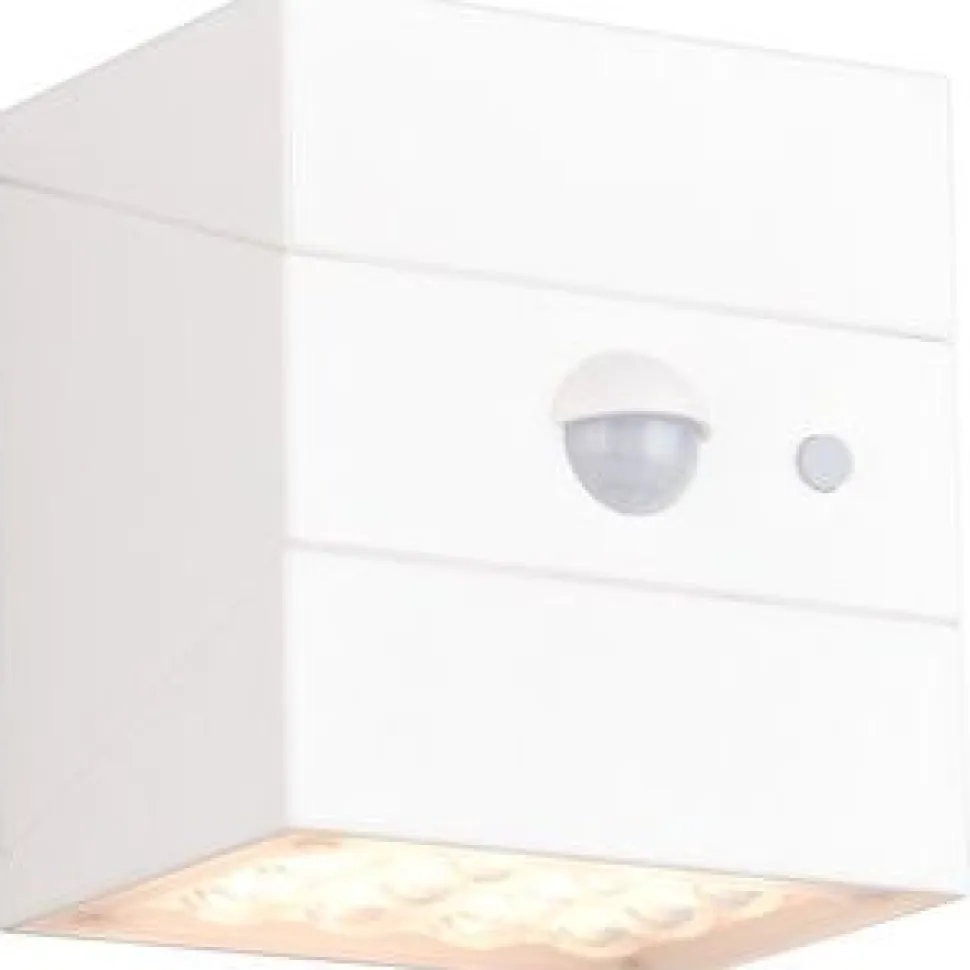 Aurinkokennoseinävalaisin Trio Talca LED, liike- ja hämärätunnistin, mattamusta