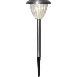 Aurinkokennovalaisin Star Trading Palma, 28cm, hopea, 4kpl