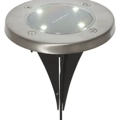 Aurinkokennovalaisin Star Trading Lawnlight, hopea, 3kpl