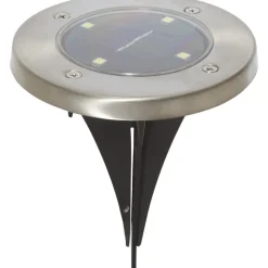 Aurinkokennovalaisin Star Trading Lawnlight, hopea, 3kpl