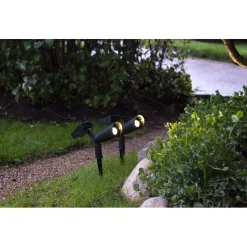 Aurinkokennovalaisin Star Trading Powerspot, 50x200x150mm, 2kpl, musta