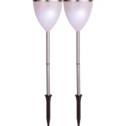 Aurinkokennovalaisin Star Trading Vigo, 34cm, 2kpl, kromi