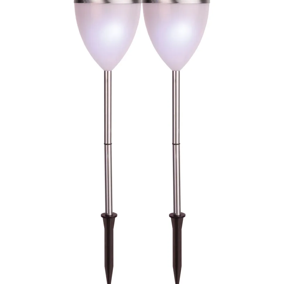 Aurinkokennovalaisin Star Trading Vigo, 34cm, 2kpl, kromi