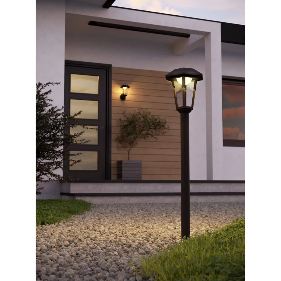 Aurinkokennovalaisin Eglo LED Prietta musta