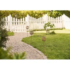 Aurinkokennovalaisin House Nordic Carlisle, IP44, 1.2V, 600mAh, ruskea