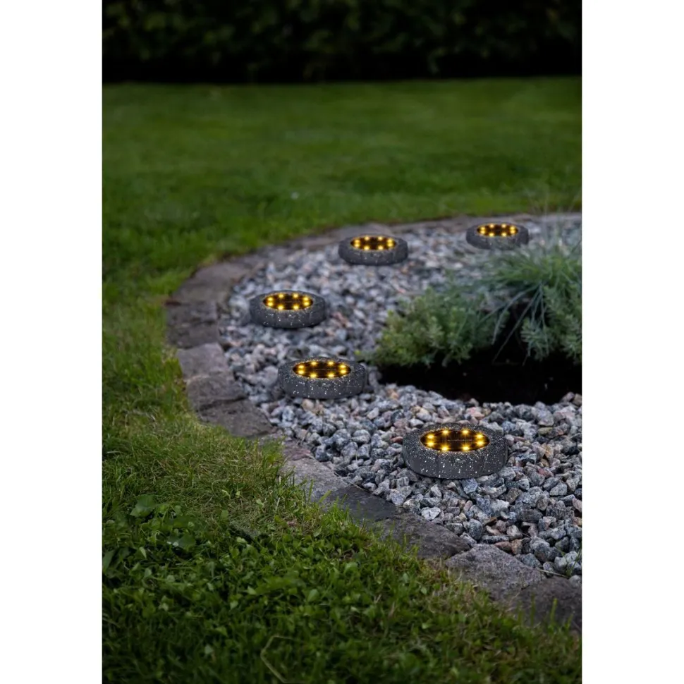 Aurinkokennovalaisin Star Trading Lawnlight Ø11cm 2 kpl musta