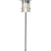 Aurinkokennovalaisin Star Trading Valencia, 145x145x645mm, ruostumaton teräs