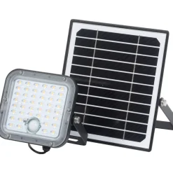 Aurinkokennovalonheitin liiketunnistimella Osram Endura Flood Split 10W 840 4000K kaukosäädin musta