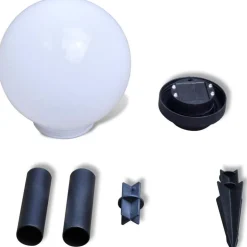 Aurinkovoima pallovalo maapiikillä led 20 cm 3 kpl