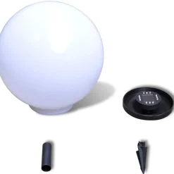 Aurinkovoima pallovalo maapiikillä led 40 cm 1 kpl