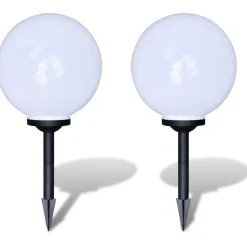 Aurinkovoima pallovalo maapiikillä led 30 cm 2 kpl