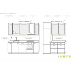 CCT-säädin- ja himmenninsetti Limente Smart 571 Luxus 24V IP20 valkoinen
