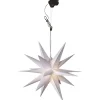 3D LED-valotähti Star Trading Alice, ulkokäyttöön, 60cm, valkoinen