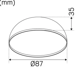 Heijastin Hide-a-lite Globe valkoinen