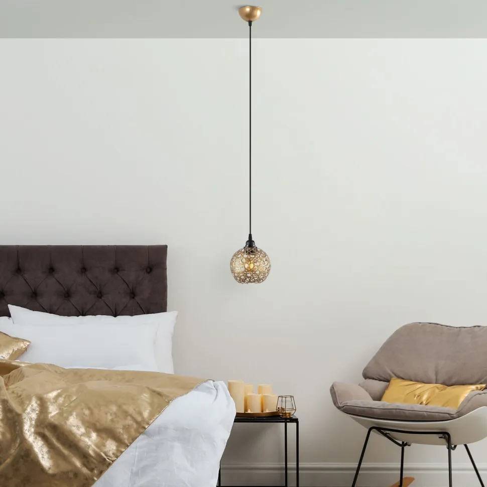 Ikkunavalaisin Linento Lighting Selcuklu, Ø17cm, E27, kulta