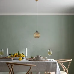 Ikkunavalaisin Linento Lighting Selcuklu, Ø17cm, E27, kulta