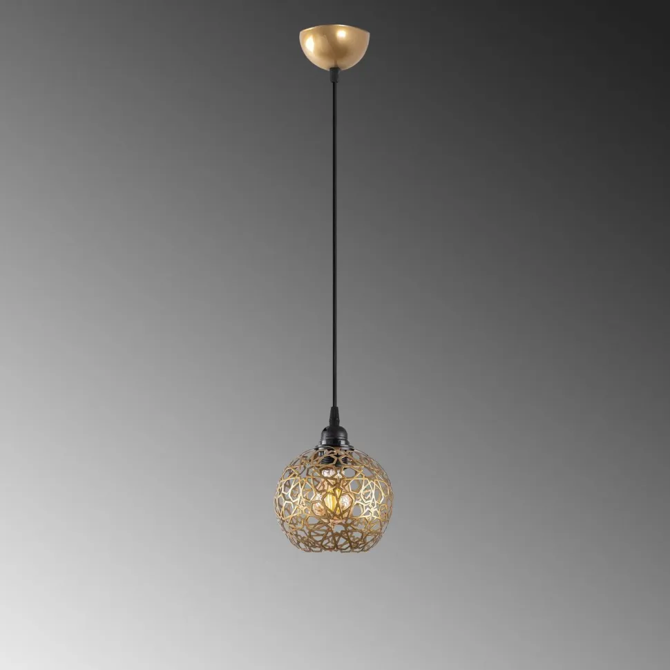 Ikkunavalaisin Linento Lighting Selcuklu, Ø17cm, E27, kulta