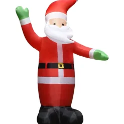 Ilmatäytteinen joulupukki LED-valoilla, IP44, 4,5 m