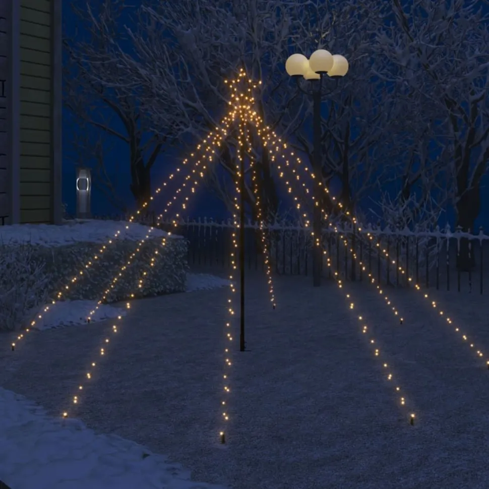 Joulukuusen valot sisä-/ulkokäyttöön, 400 LED-valoa, 2,5 m