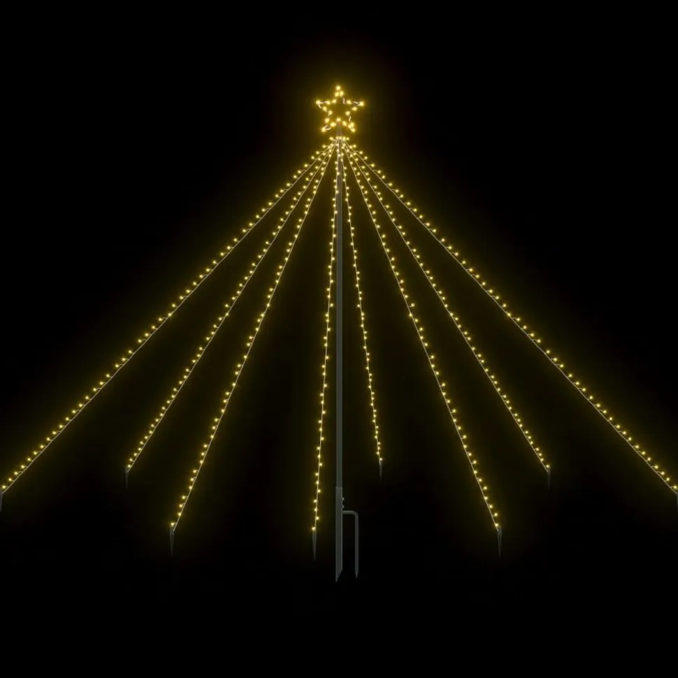 Joulukuusen valot sisä-/ulkokäyttöön, 400 LED-valoa, 2,5 m