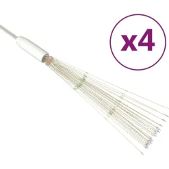 Joulun ilotulitusulkovalo 4 kpl 20 cm 560xLED eri värejä
