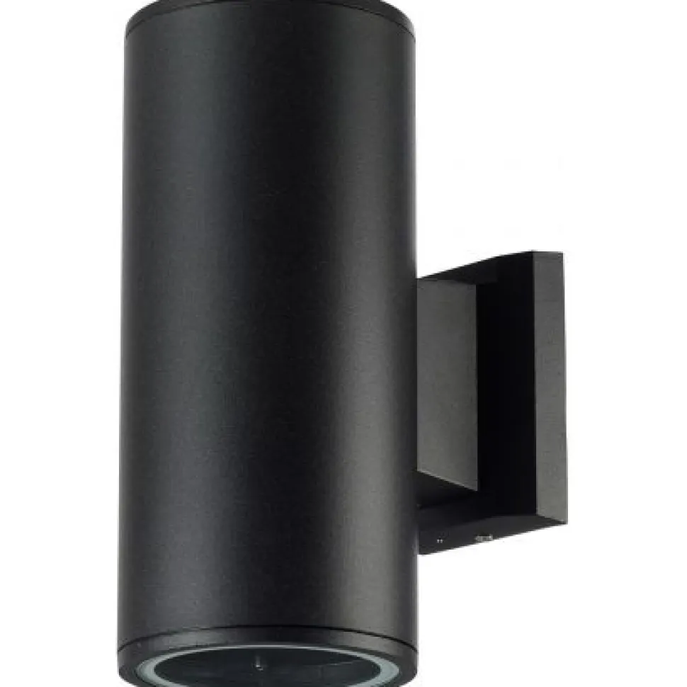 Julkisivuvalaisin M-Light Pillar Duo ylös/alas, 120mm, musta