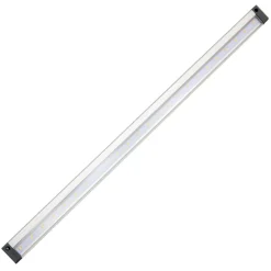 Kalustevalaisin Spectrum LED SMD 3.3W 12V 4000K kosketuskytkin 300x29x10mm hopea mustat päädyt