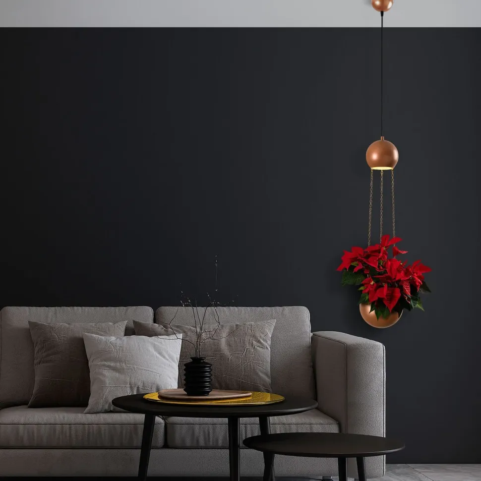 Kasvivalaisin Linento Lighting Verde, E27, kupari