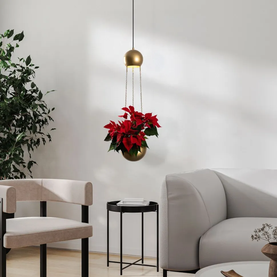 Kasvivalaisin Linento Lighting Verde, E27, kupari