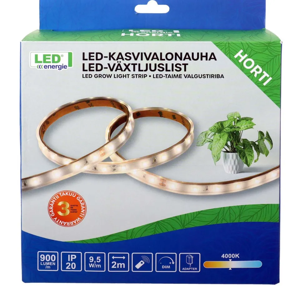 Kasvivalonauha Led Energie, Horti 2m 4000K 900lm/m IP20 9,5W/m