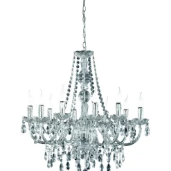 Kattokruunu Trio Luster 10-osainen Ø76 cm kromi