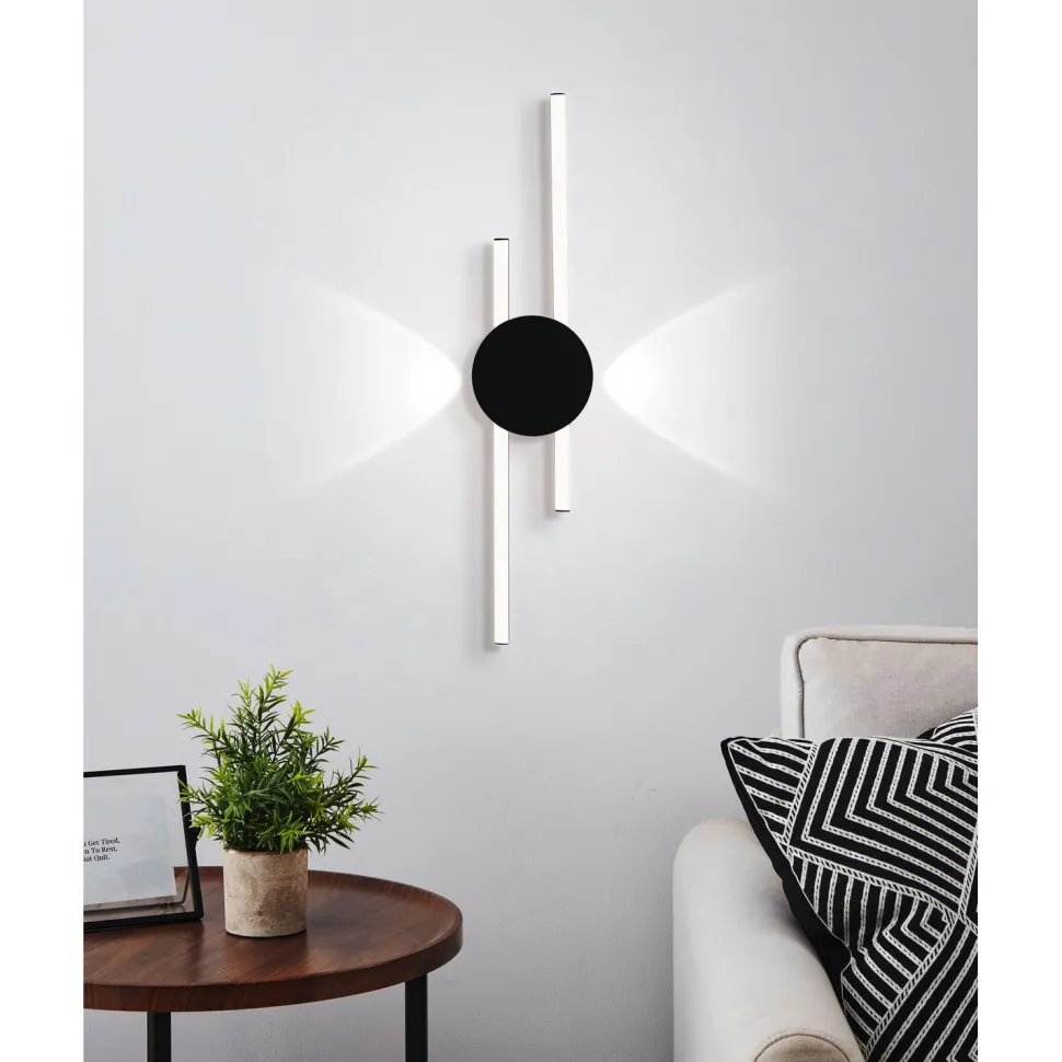 Katto-/seinävalaisin Eglo Venticello 20W LED 3000K IP20 musta