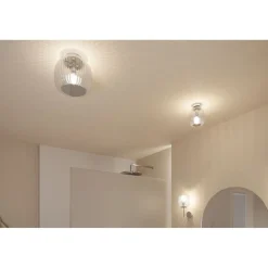 Katto-/seinävalaisin Paulmann Ruya IP44 E14 max. 20W himmennettävä, lasi/kromi