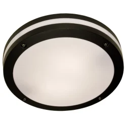 Katto-/seinävalaisin Resmo Ø 320x80 mm musta