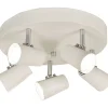 Kattospotti Aneta Lighting Pilot 5-osainen valkoinen