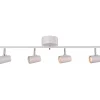 Kattospotti Aneta Lighting Pilot 4-osainen GU10 suora valkoinen