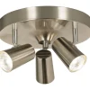 Kattospotti Aneta Lighting Pilot 3-osainen GU10 mattateräs