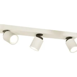 Kattospotti Aneta Lighting Rollo 3-osainen GU10 suora valkoinen/musta