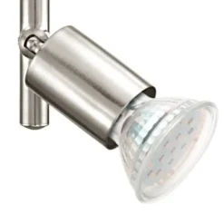 Kattospotti Buzz 285x65 mm 2-osainen harjattu teräs