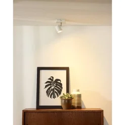 Kattospotti Lucide Rilou 100x100mm 5W himmennettävä valkoinen
