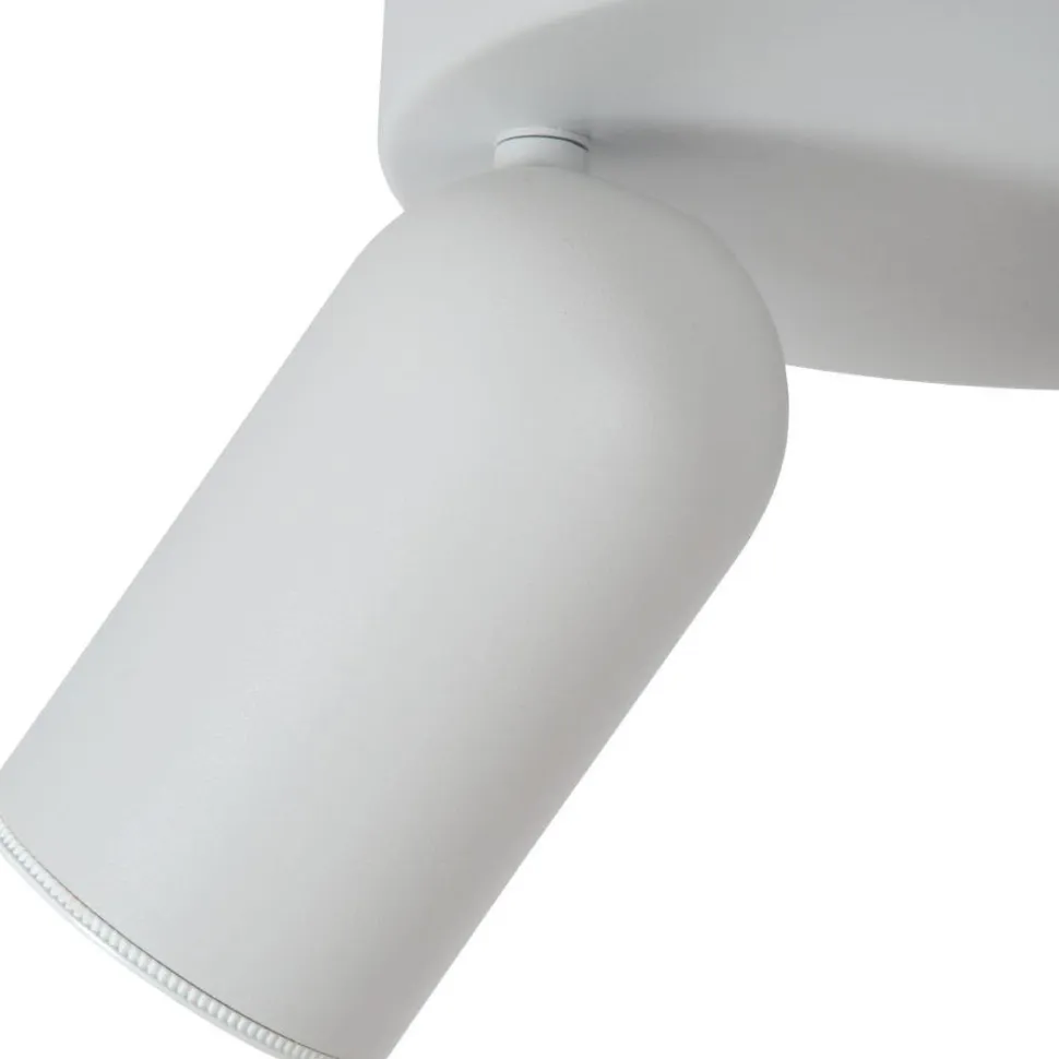 Kattospottivalaisin Lucide Punch Ø21cm, 3xGU10, valkoinen